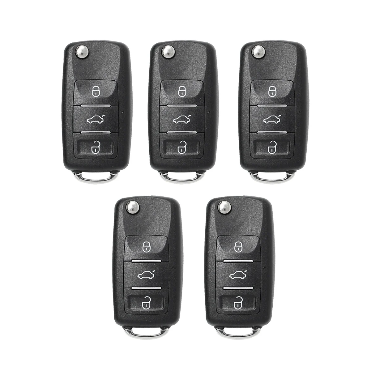 For XKB510EN Universal Wire Remote Key 3 Button for B5 Type for VVDI Key Tool 5Pcs/Lot