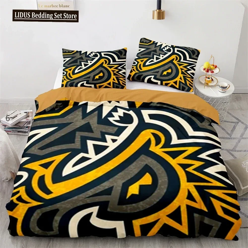 

3D Tribal Duvet Cover Set Secret Tribe Bohemian Style Decorative Polyester Bedding Set with Pillowcase King Queen Quilt Cover