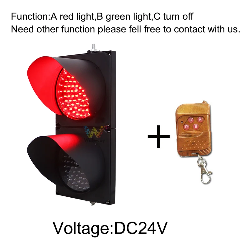 200mm 8inch led red green traffic road safety signal light for car parking