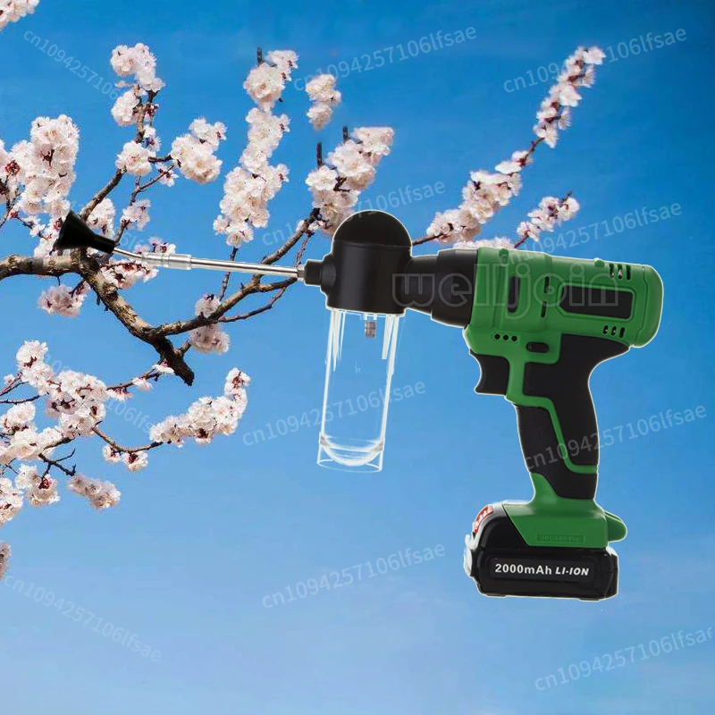 

100-240V Electric Pollinator Peach Pear Kiwi Fruit Tree Big Cherry Pitaya Pollen Point Flower Spray Pollination Artifact