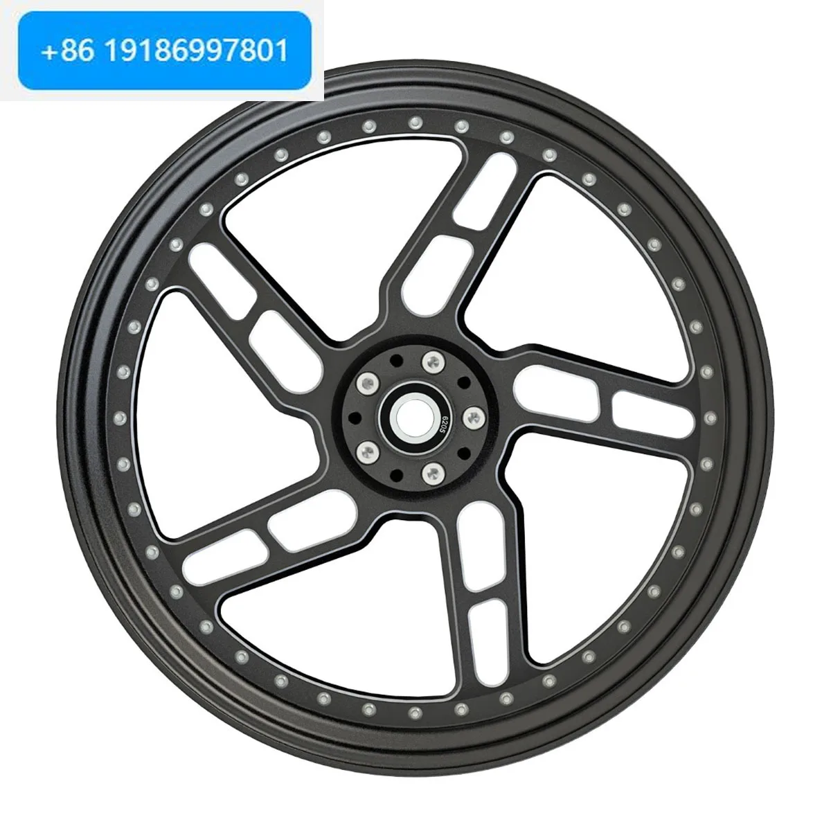 Alloy Motorcycle Wheels in Black Aluminum Front & Rear Rim Accessories for 14-later Ultra Classic & Ultra Limited Model