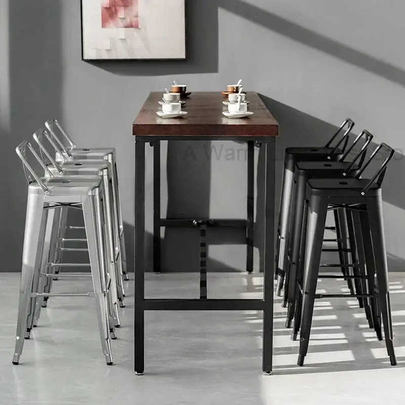 Modern Minimalist Vanity Office High Vintage Dining Bar Chair Kitchen Metal Computer Chair Gaming Chaisse Home Furniture