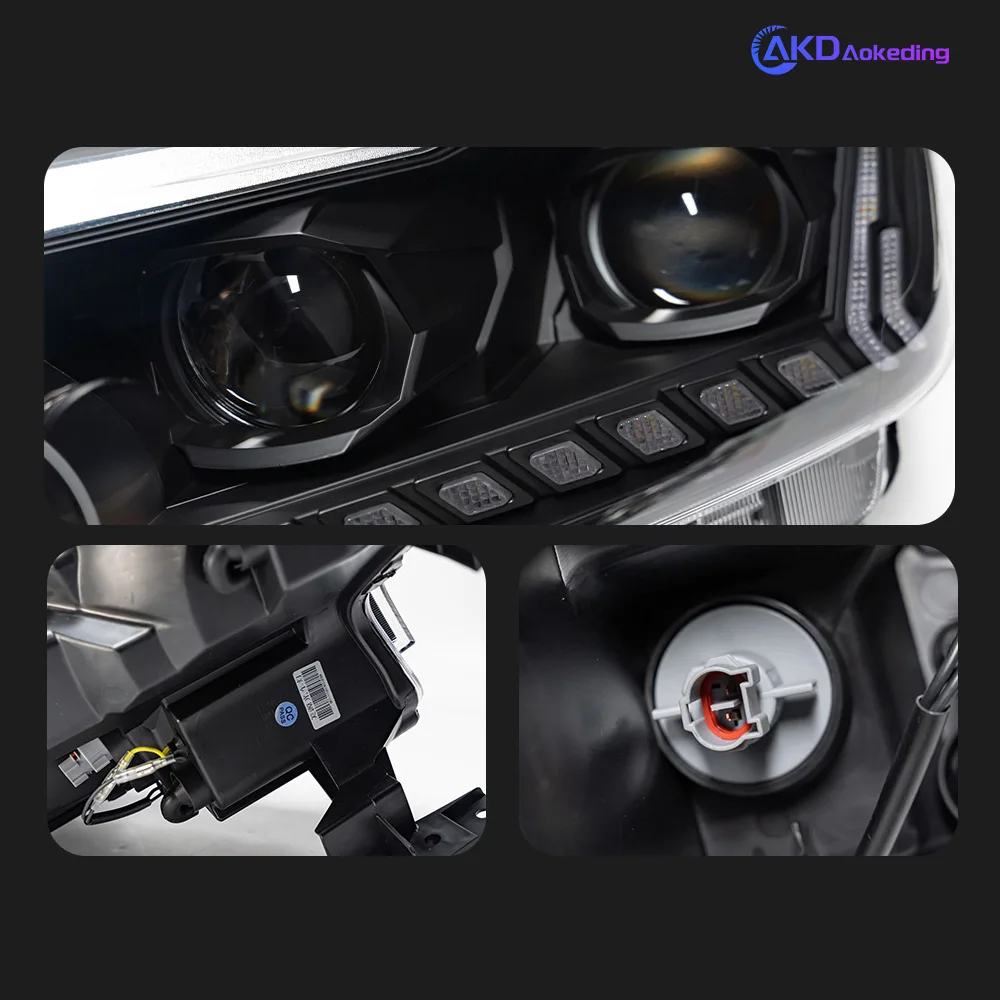 AKD Car Styling Head Lamp for Ranger Headlights 2016-2020 Everest LED Headlight Endeavor LED DRL Hid Bi Xenon Auto Accessories