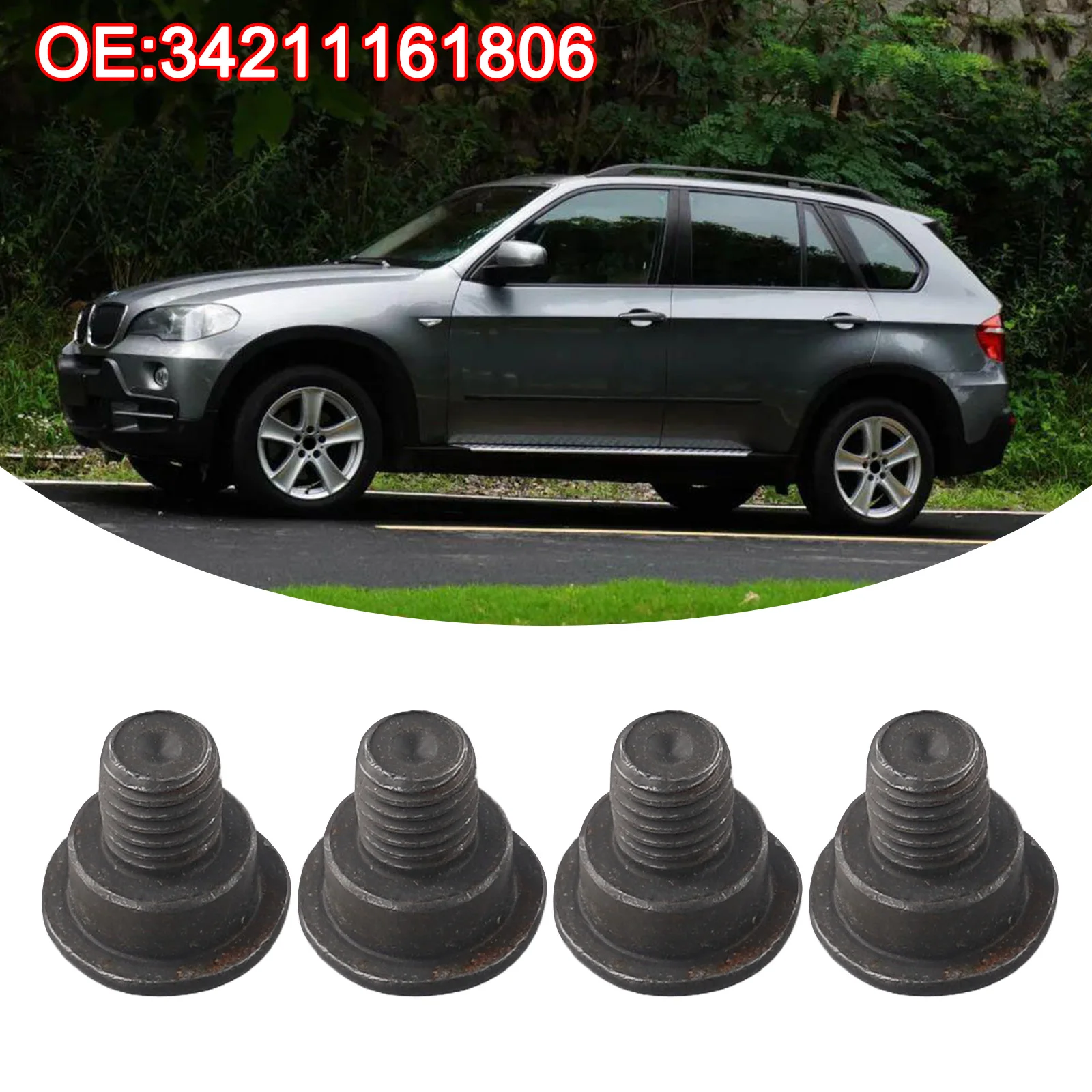 Automotive Repair 34211161806 Screws Set Screw Bolts Black Perfect Fit Reliable Materials Hassle-free Replacement