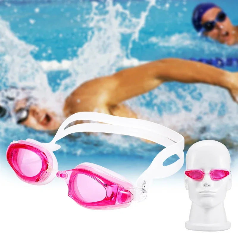 Lunettes de natation pour adultes, réglables, étanches, anti-buée, UV, pour hommes et femmes