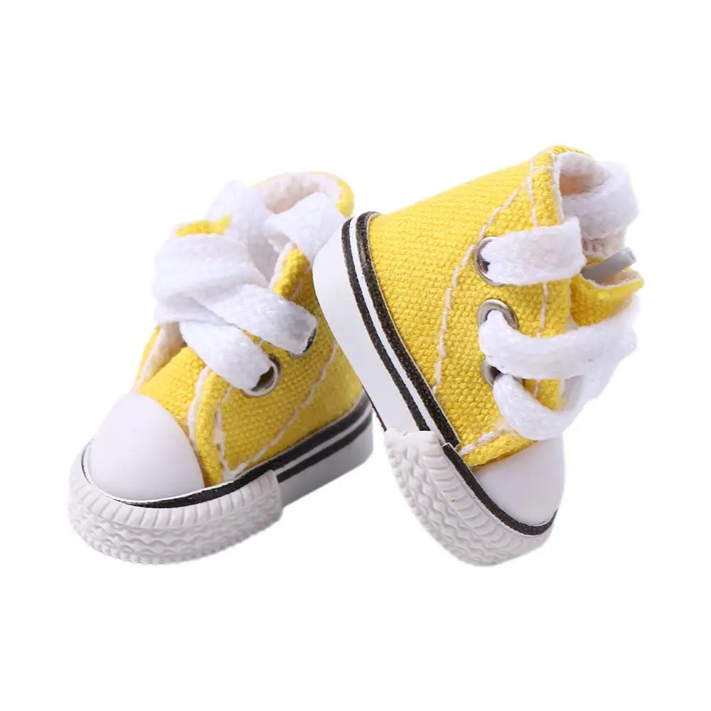 Doll Shoes Blyth Shoes 3.5CM Canvas Shoes For BJD Dolls Sneakers Shoes Boots Mini Shoes Dolls Accessories Fashion Casual Shoes