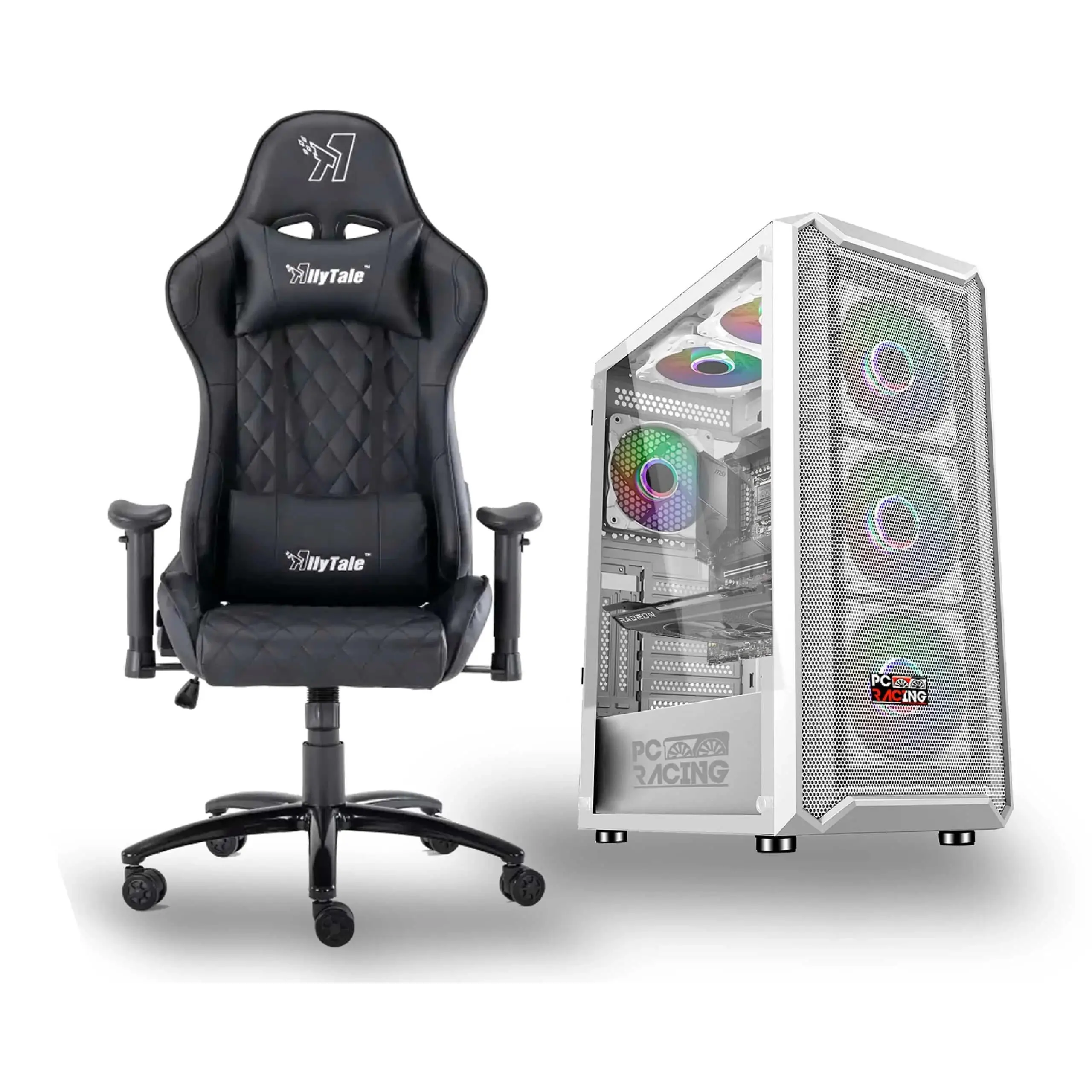 PC GAMING PC RACING INTEL CORE I7-12700F - 32GB DDR4 - 1TB SSD M.2 - GRAFICA RTX 4060-GAMING chair-WIFI-WINDOWS 11 PRO - PC Gamer