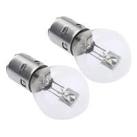 2x BA20D S2 12V 35 / 35W Motorcycle Headlight Lamp Clear Halogen Bulb