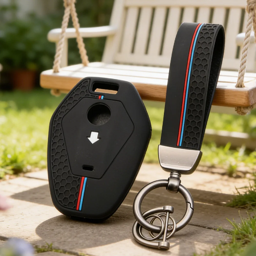 Motorcycle Silicone Key Fob Cover With Keychain for BMW R1300GS R12 R1300 R1300R R1300RS R1300RT R1300GS ADV Adventure