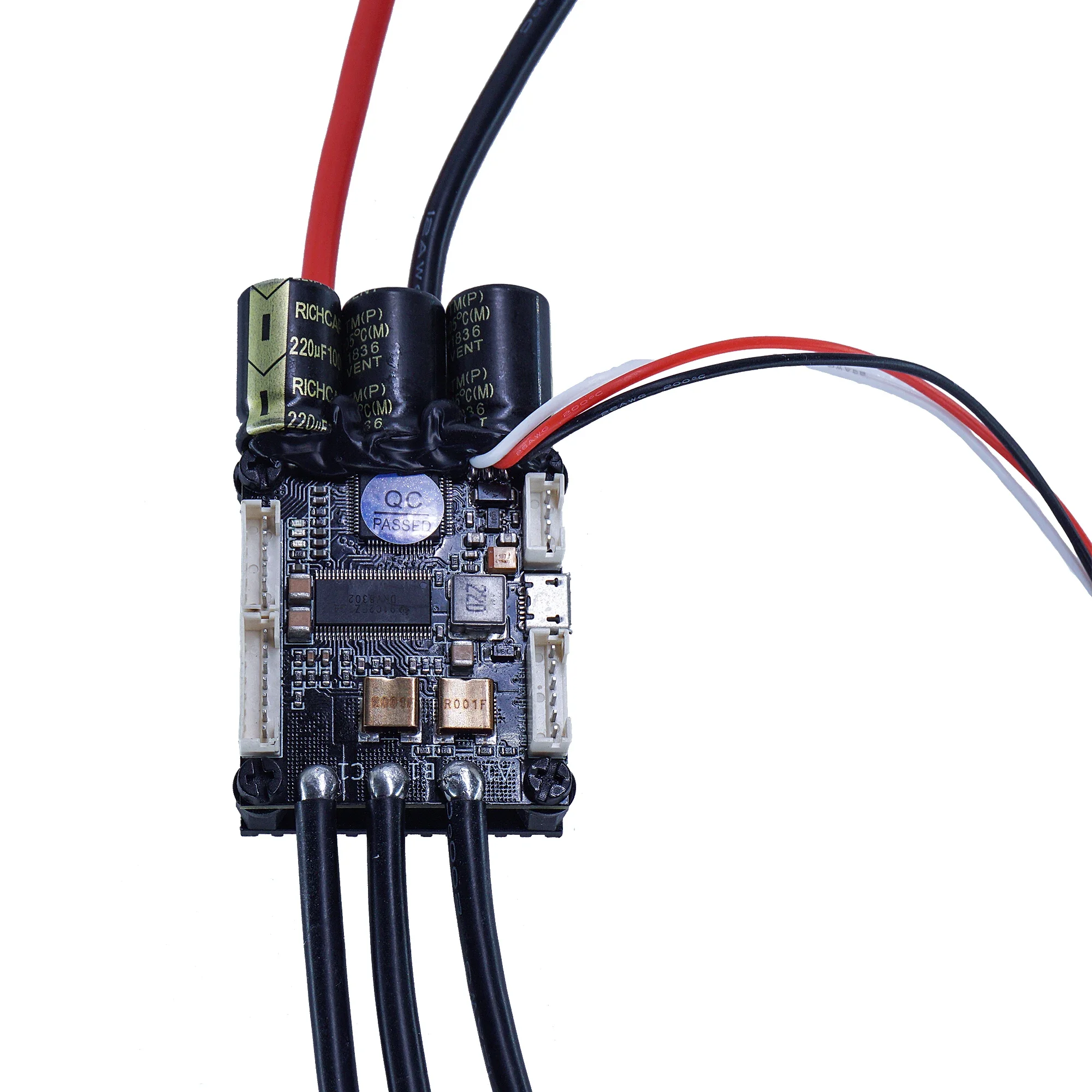 

In stockMini FSESC4.20 50A Base on VESC 4.12 with Aluminum Anodized Heat Sink ESC