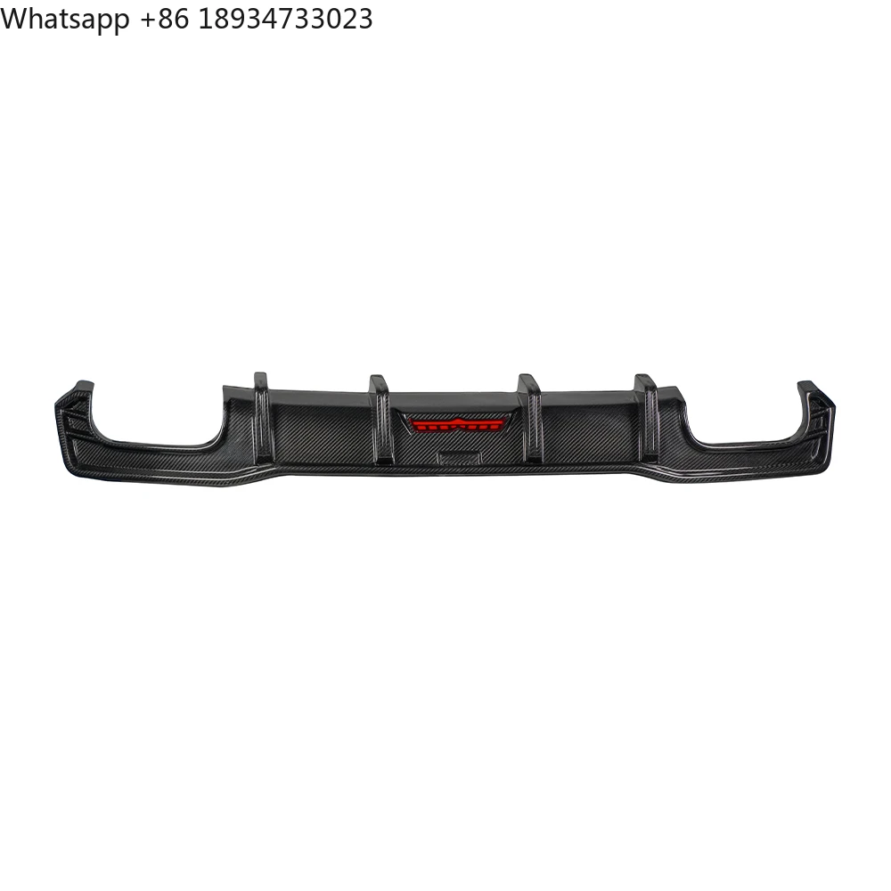 

Factory Direct Hot Sale Style 100% Dry Carbon Fiber Car Body Kit Rear Bumper Lip Diffuser for AUDI A7 S7 C8 2019-UP