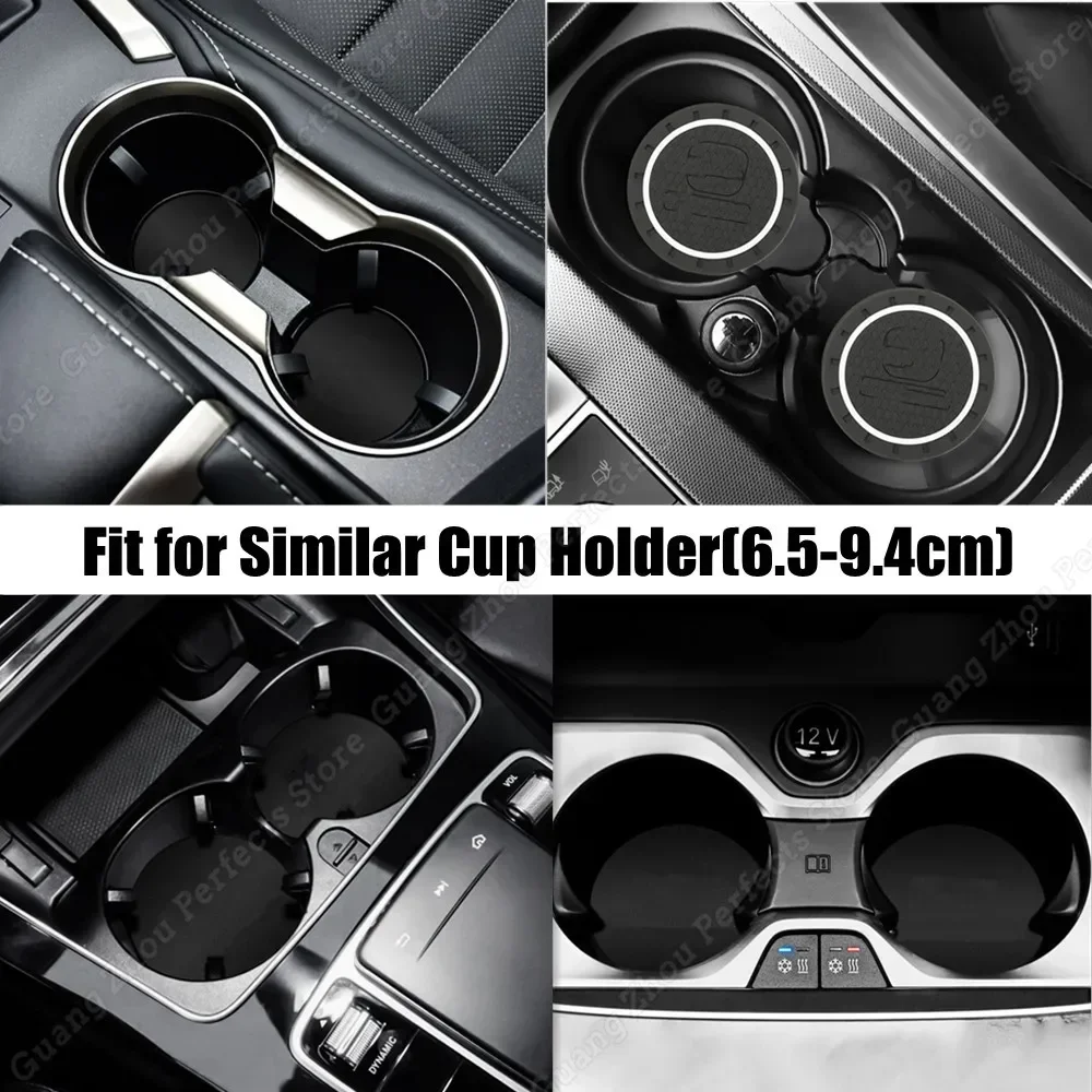 Car Cup Holder Tray Adjustable Mobile Phone Holder 360° Mount Food Table for Mercedes-Benz W205 W213 W253 W447 W467 Accessories