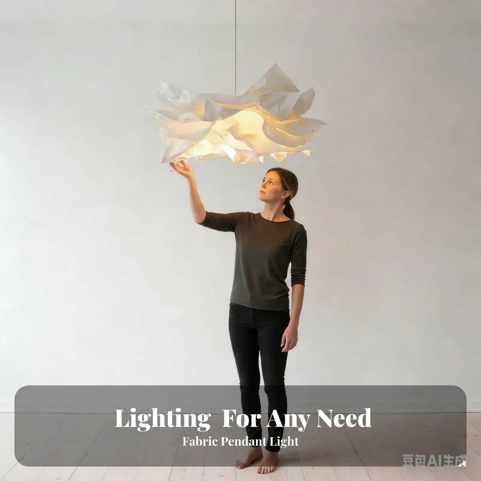 

Ethereal Hanging Lamp Creative Design Drifting Ethereal Lamp Nordic Design Hanging Lamp Easy Installation Indoor Lighting