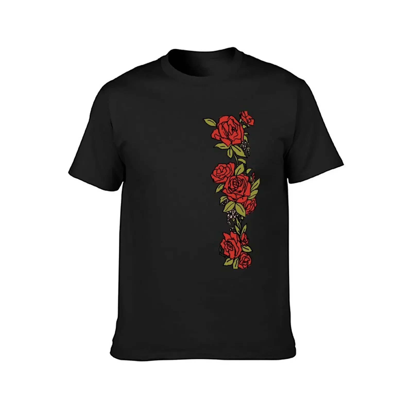 Roses T-Shirt shirts graphic korean fashion kawaii clothes customizeds shirts men graphic