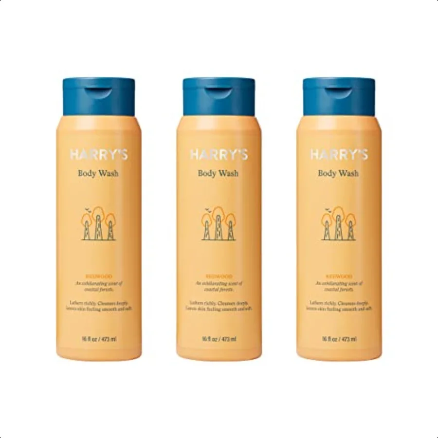 

Мужской гель для душа Redwood 16 Fl Oz, упаковка из 3 шт.
