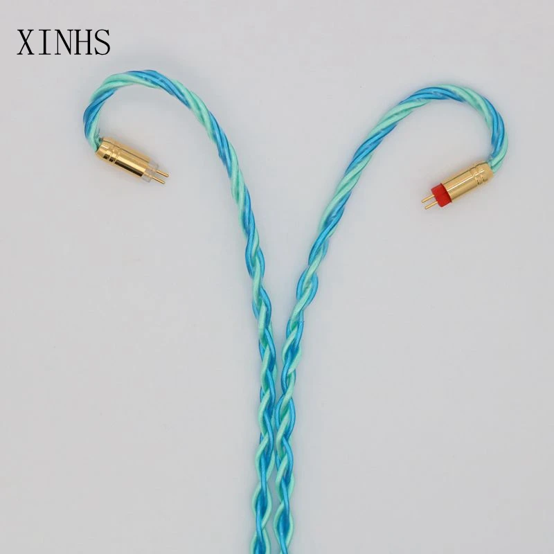 XINHS-cobre de cristal único Senyu de 8 núcleos, cobre antiguo mezclado con chapado en plata, MMCX/0,78, 2 pines/IE900 para Espartaco B