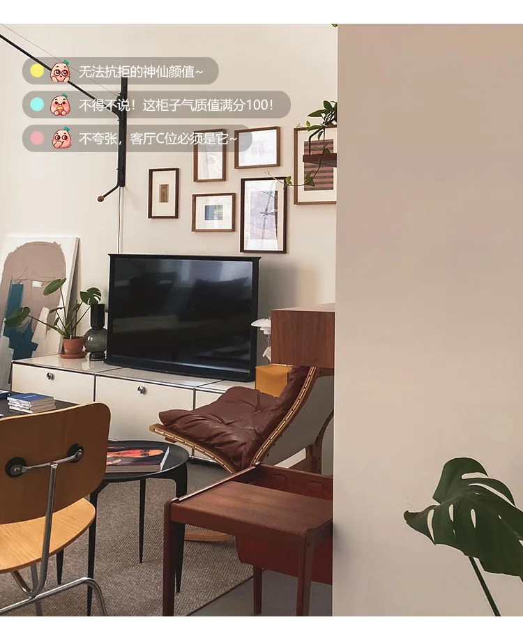 Medieval USM module combination cabinet, modern simple household storage