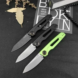 KS 7550 Launch 11 Folding Knife 8Cr13Mov Aluminum Handle Tanto Blade EDC Pocket Knives Rescue Hunting Tool Tactical Knives