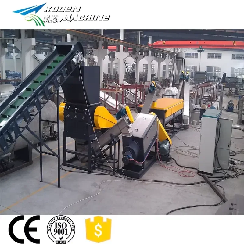 Waste Plastic Recycle Pellet Making Machine / Full Auto Waste Plastic Recycling Machine
