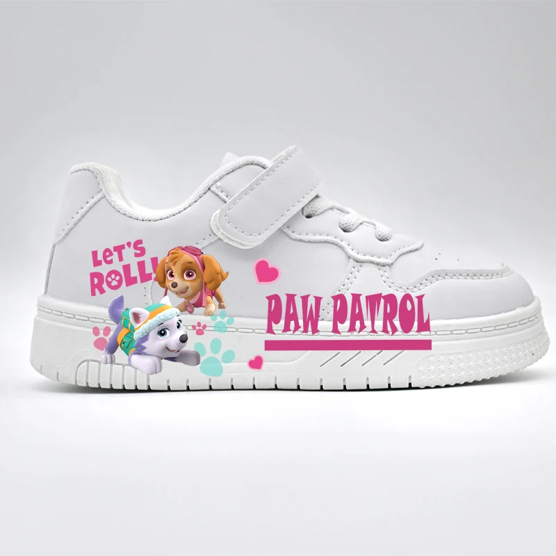 Mädchen Paw Patrol Cartoon Freizeitschuhe, neue rutschfeste Kindersneaker, niedliche weiße Sportschuhe, atmungsaktive Outdoor-Schuhe für Babys und Kinder – Detail 5
