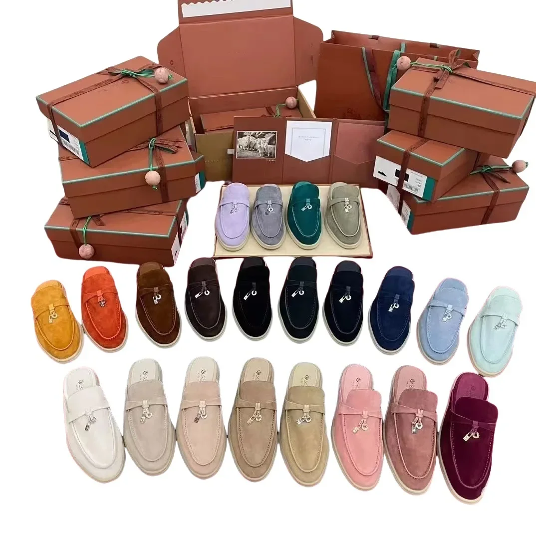 أحذية نسائية مريحة من الجلد سهلة الارتداء على الطراز القديم أحذية كاجوال مسطحة القاع لموسم الربيع أحذية فول ملابس خارجية
