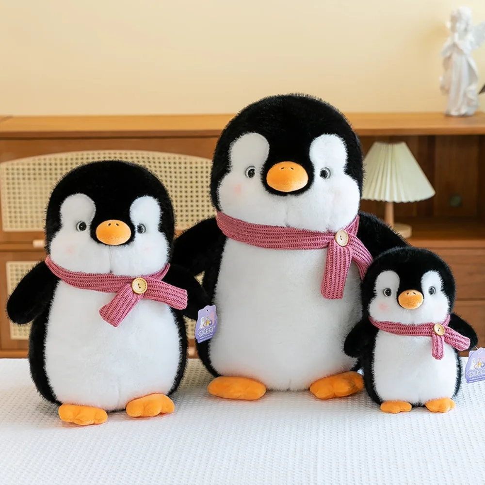 

Кукла-животное, мягкий пингвин, мягкая подушка, мультяшная имитация пингвина, плюшевая игрушка, чучело животного, пингвин, мягкие куклы, декор комнаты