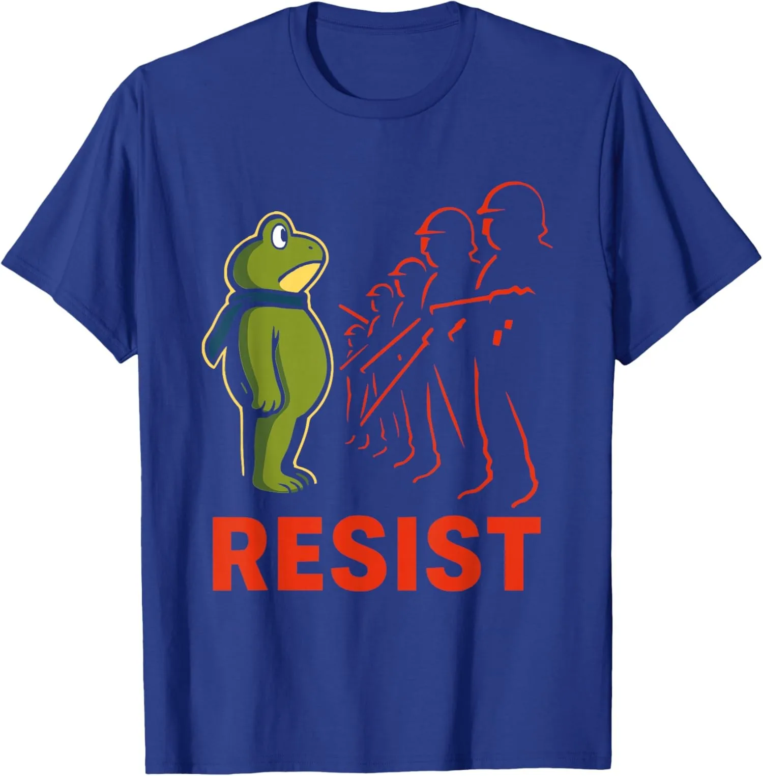 

Vintage Portland 2025 Resist Portland Frog Protest Unisex T-Shirt