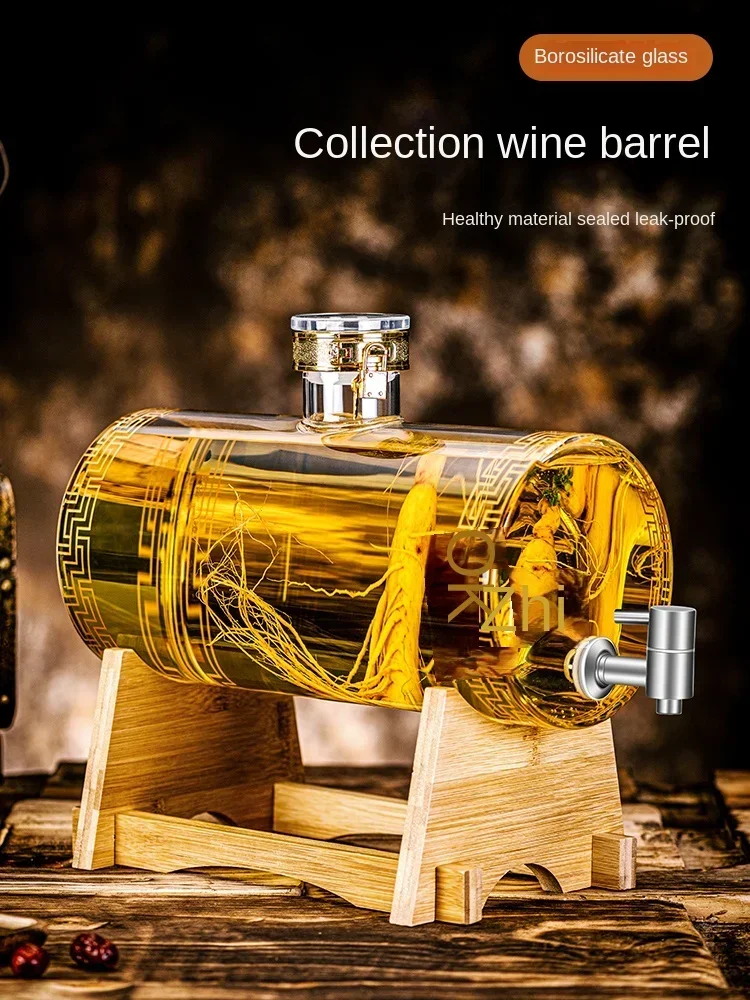 Weinglasflasche für den Haushalt, versiegelt