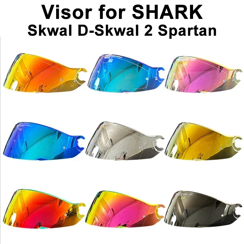 For SHARK D Skwal D-Skwal 2 Spartan Helmet Visor Full Face Replacement Helmet Lens Visor Accessories Capacete Windshield