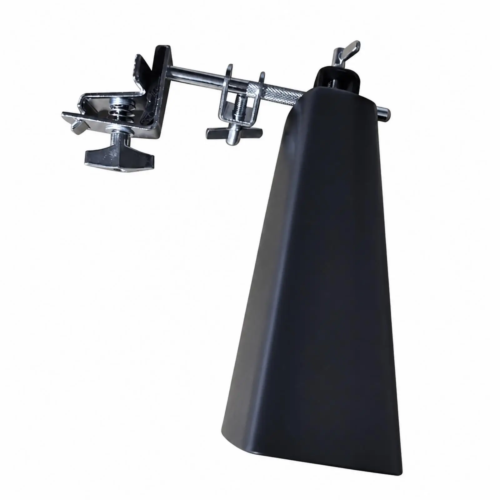 Cowbell Percussion Instrument for Kids with Clamp Mount and Handle Style Metal Bell for Musical Training and Group Creative Play