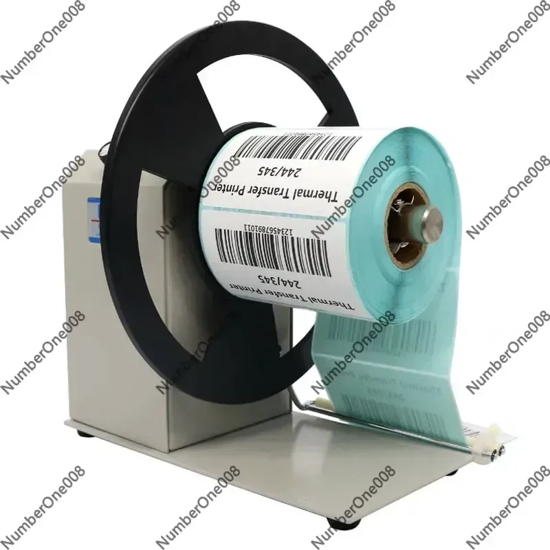 TCW-Q5 Automatic Label Rewinding Machine, Two Way Winding Labeler for Barcode Sticker, 180mm/s Roll Rewinder for Labeling