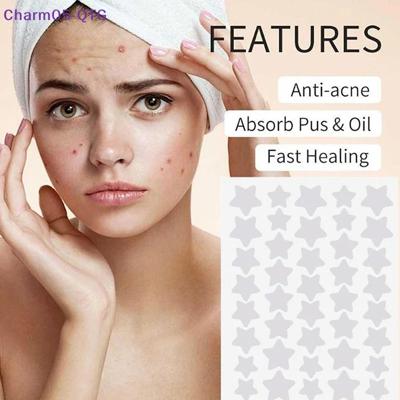 NEW 200/400PCS Colorful Combination Acne Patches Star Heart Type Pimple Sticker PE Facial Concealer Acne Marks Cover Patches