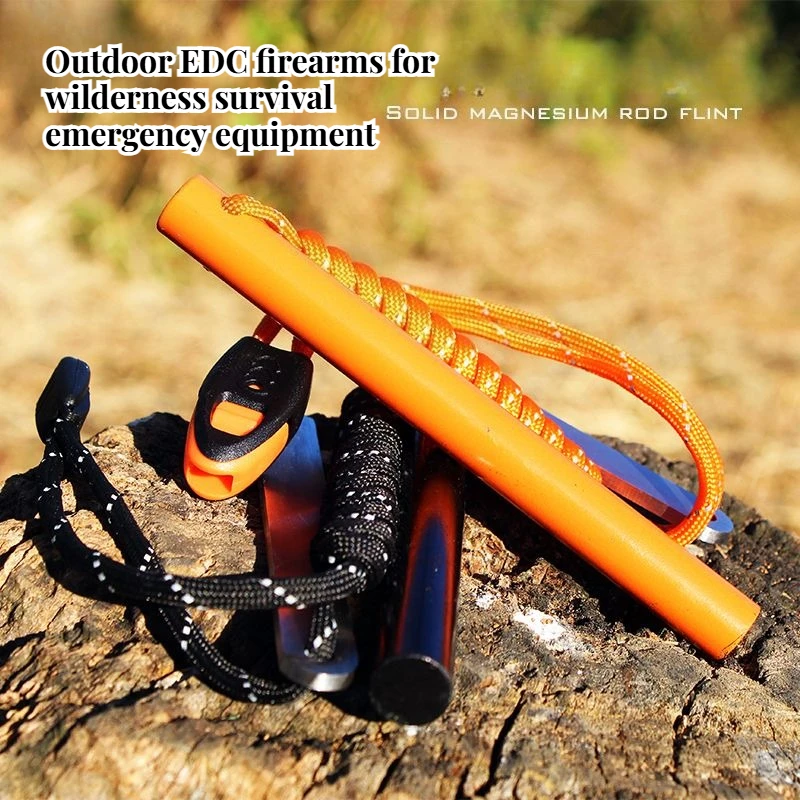 

Spark Stone Magnesium Rod Outdoor Igniter Convenient and Multifunctional Camping Hiking EDC Firearms Outdoor Survival Equipment