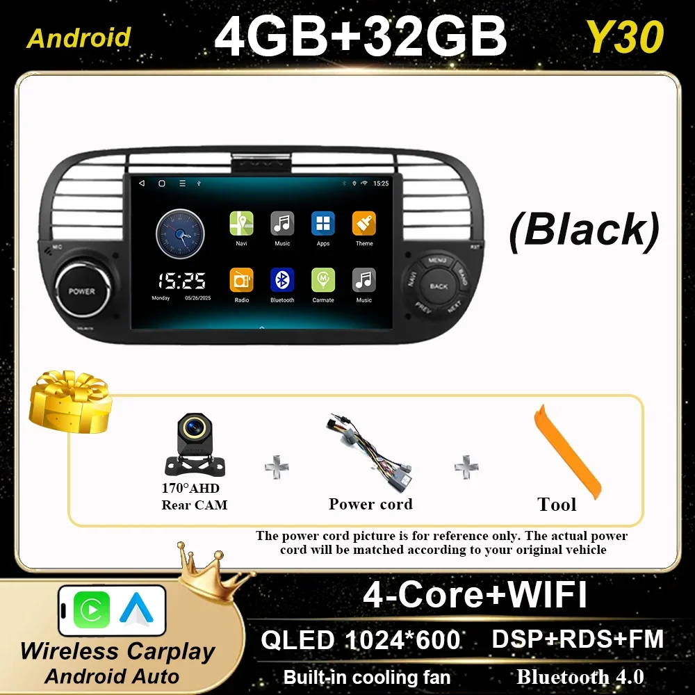 Android Autoradio Radio Voor Fiat 500 2007-2015 Auto Multimidia Speler GPS Navigatie Carplay Auto Hoge Prestaties CPU GEEN 2DIN