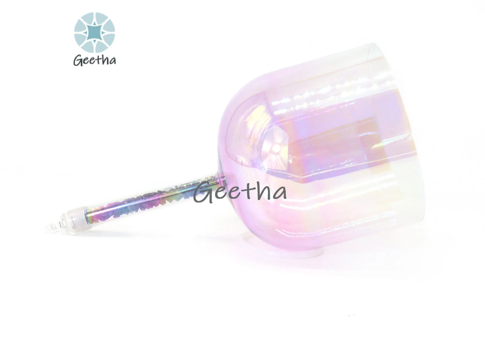 Amazing Sound  Amethyst Singing Crystal Singing Handle Bowl 432hz Chakra Set for Sound Healing