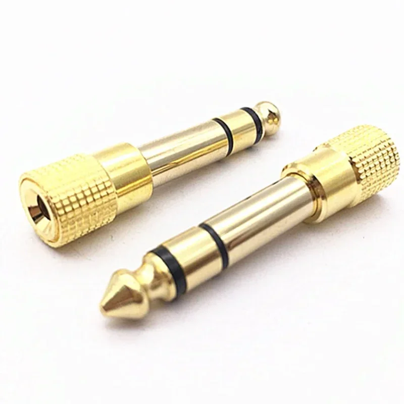 Jack 3.5 Speaker Connector 6.35mm Male to 3.5mm Female Audio Connector 3.5 Jack Aux Cable for Speaker Guitar Jack 6.35