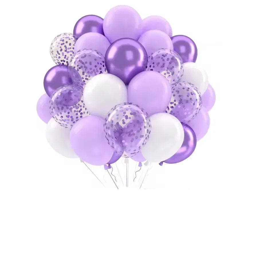 50pcs Chrome Latex Balloon White Pink Blue Helium Ball Wedding Adult Birthday Party Decoration Baby Shower Globosgift - view 4