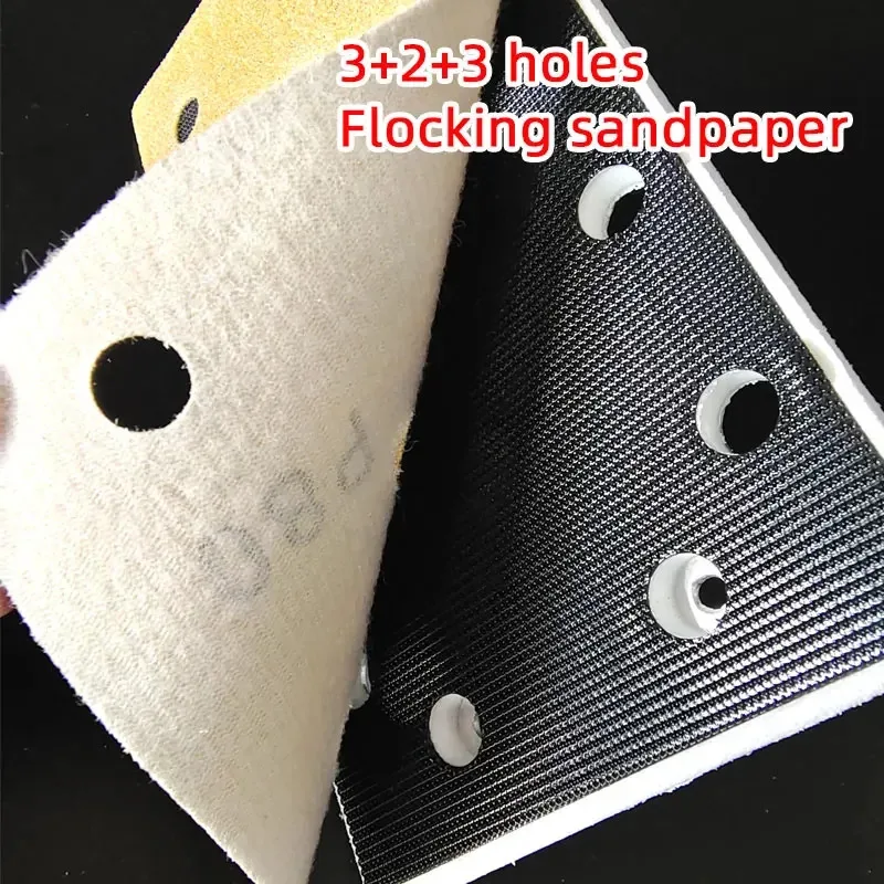 ورق صنفرة مستطيل 95/180 مللي متر مطحنة جافة هوائية متدفقة ذاتية اللصق لتلميع المعجون #5