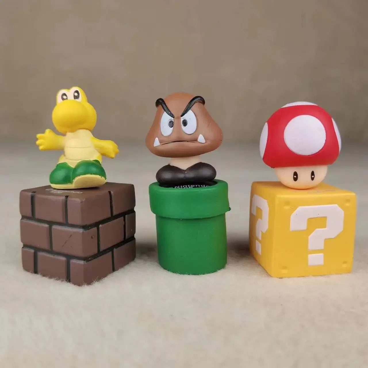 5 Stuks Spel Super Mario Bros Actie Figuur Model Pop Cartoon Speelgoed Taart Decoratie Auto Ornamenten Anime Randapparatuur Kinderen Geschenken