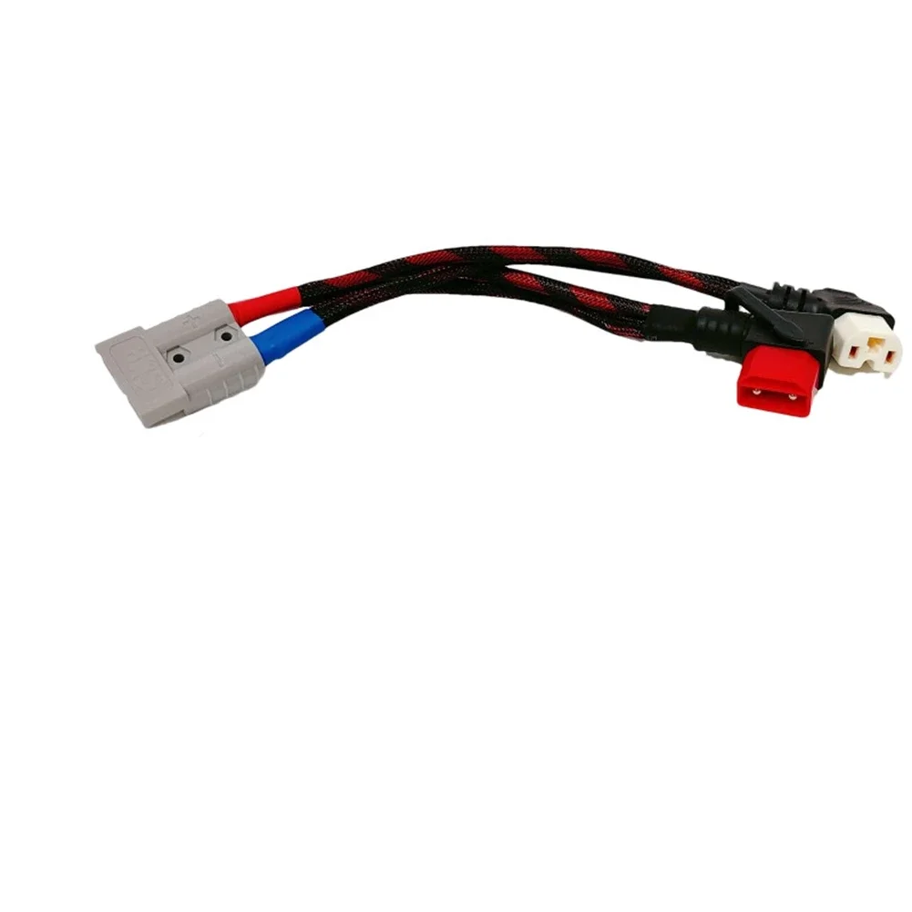 For Electric Bikes 8AWG Cable Ebike Charging Plug Easy To Install 200°C Temperature-resistant Copper Wire Core