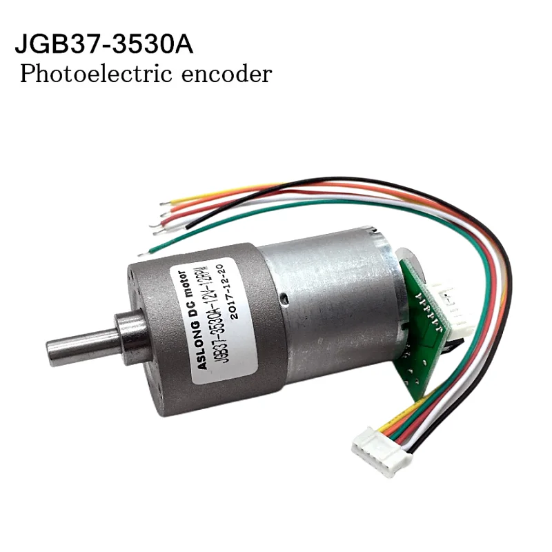 

JGB37-3530A 12v 24v Photoelectric encoder Gear motor High torque High power motor (Select the speed you need)