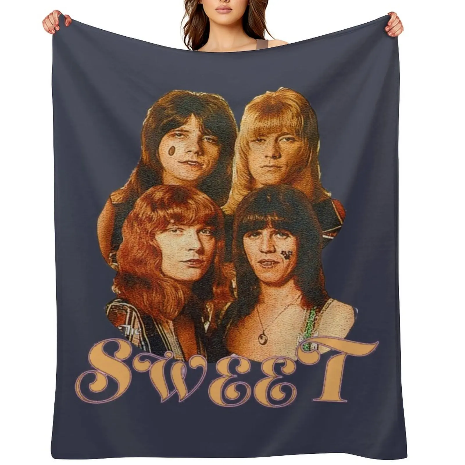 

The Sweet Throw Blanket bed plaid Blankets Sofas Of Decoration Weighted christmas decoration Blankets