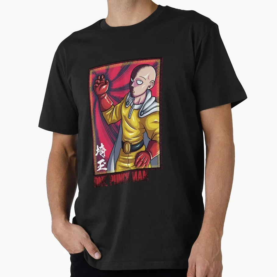 Saitama Superhero  Anime Gift T-shirt 1207 One Punch Man Manga Print Graphic Clothes All Size Tops S-6XL