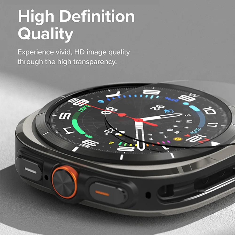Tempered Glass+Case for Samsung Galaxy Watch 8 40mm 44mm 3DFull PC cover bumper screen protector shell+film watch 8 Accessories image 6