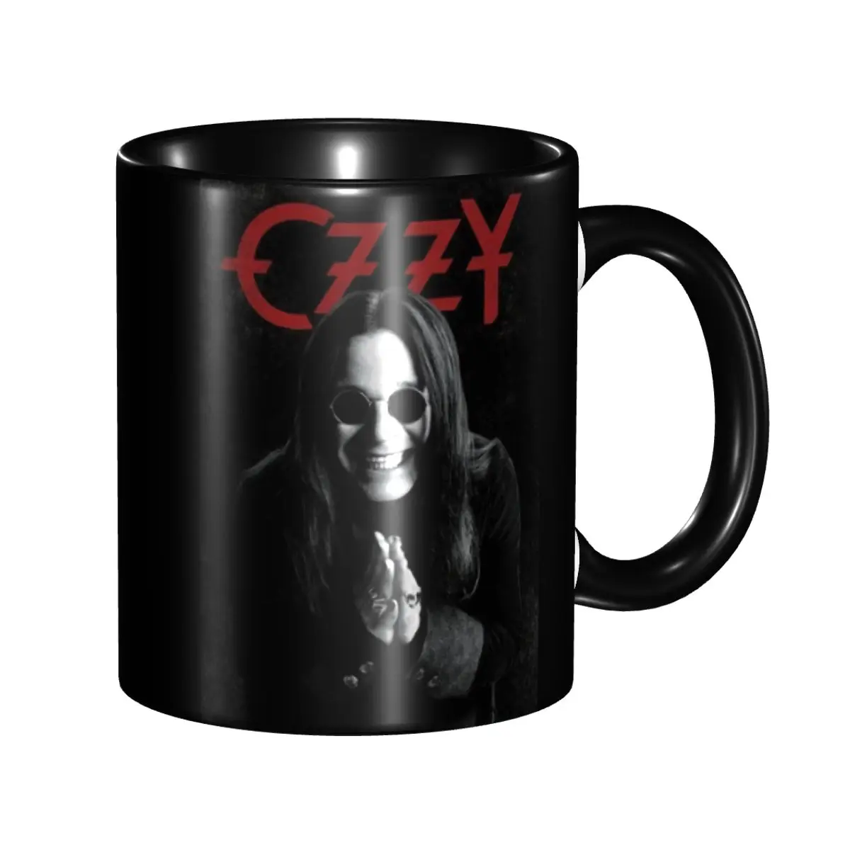 Personalized Ozzy Osbourne Heavy Metal Rock Music Singer Coffee Mug DIY Ceramic Tea Milk Cups