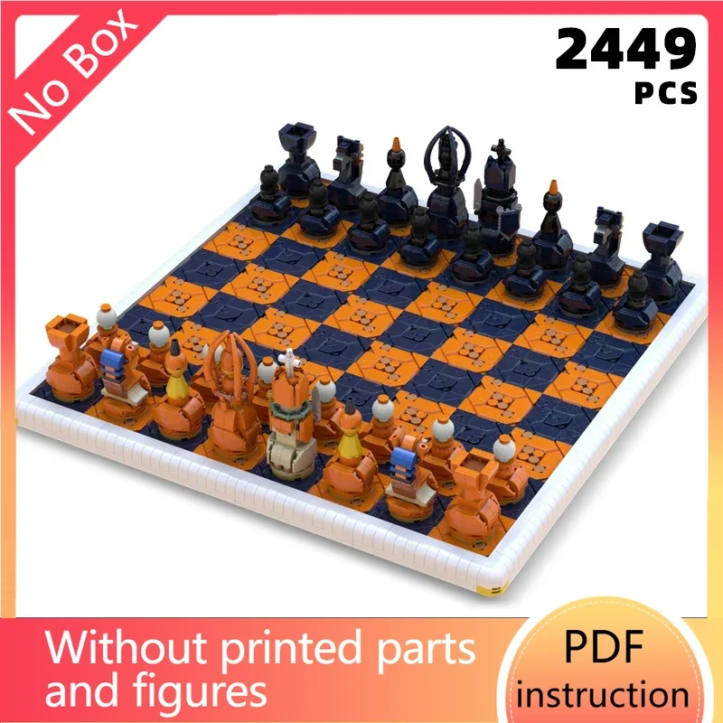 الفاخرة رقعة الشطرنج الطوب الإبداع MOC الشطرنج مجموعة كتل مجلس قطع عالية الجودة هدية لعبة الديكور