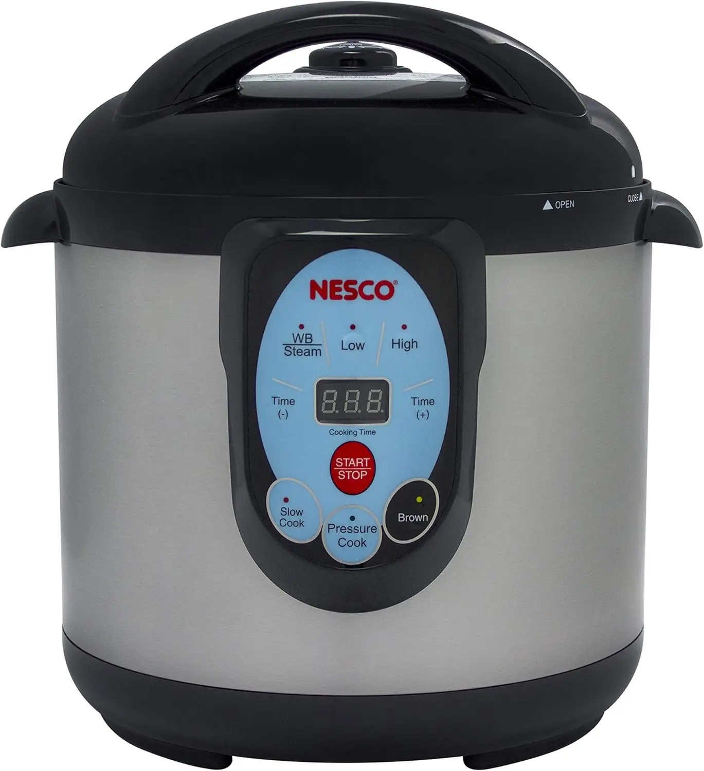 Smart Electric Pressure Cooker and Canner, 9.5 Quart, Stainless Steel