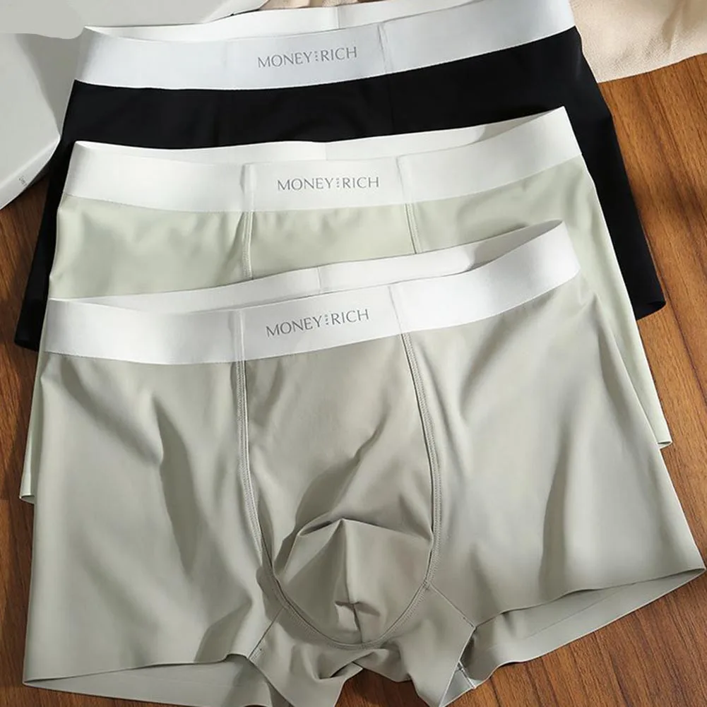 

Sexy Lingerie Mens Seamless Briefs Breathable Underwear Gay Sissy Pouch Underpants Quick Dry Panties Elastic Boxershorts Trunks