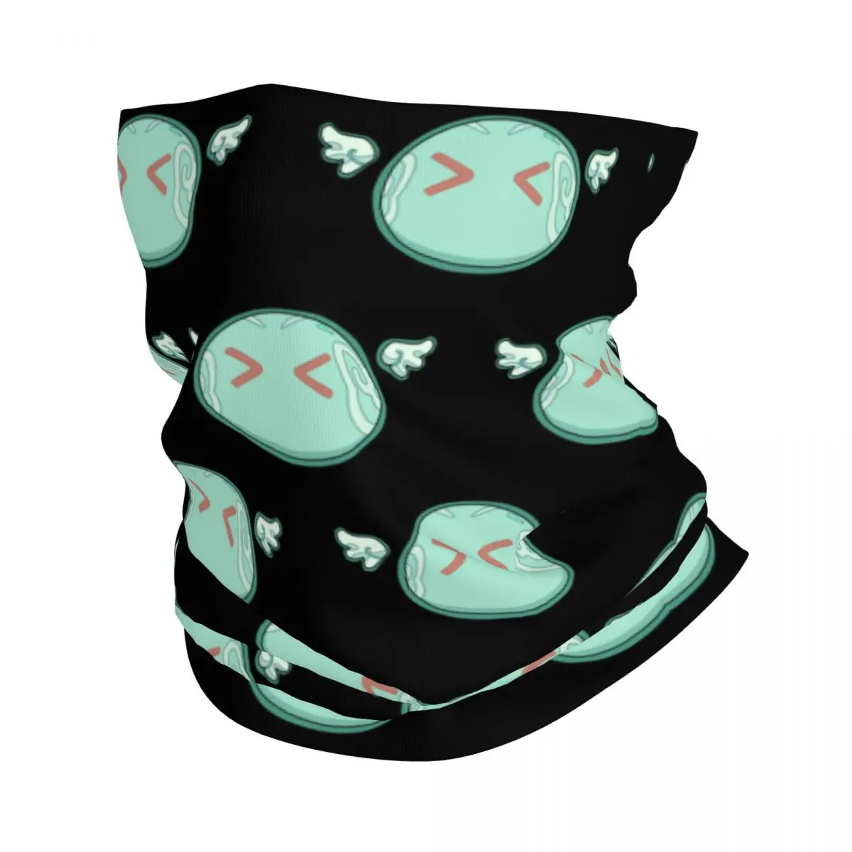 Genshin Impact Anemo Slime Bandana Neck Gaiter Printed Anime Game Wrap Scarf Warm Face Mask Outdoor Sports for Men Women Adult