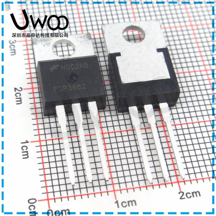 100% Original nuevo FDP3652 61A 100V TO220 FDP3682 32A 100V TO220